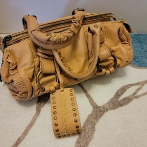 Betsey Johnson Tan Leather Handbag
